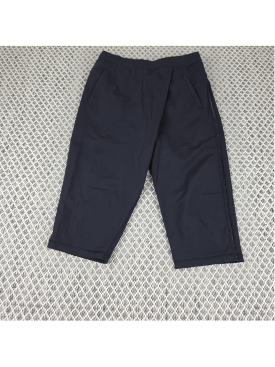 Lululemon Pants - Lululemon Black Cropped Wide Leg Athletic Pants Women’s Size 4 Zip Side